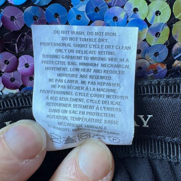 Vintage LIDA BADAY Sequin Mini Skirt - Picture 9 of 10